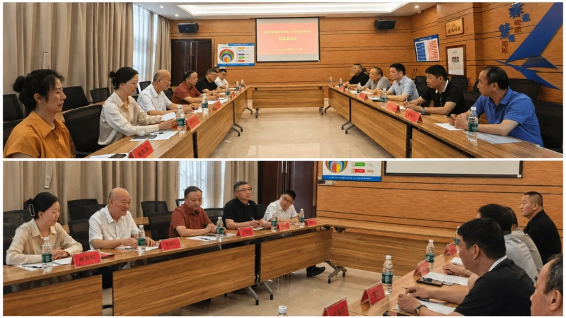 Representatives of the Wenzhou and Hefei printing associations meeting at Horda